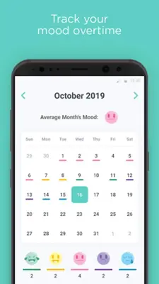 Moodily - Mood Tracker, Depression Support android App screenshot 1